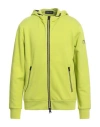 Herno Laminar Man Sweatshirt Lime Green Size 40 Cotton, Polyester, Ptfe - Polytetrafluoroethylene