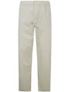 Herno Tapered Pants With Drawstring Waistband In Beige