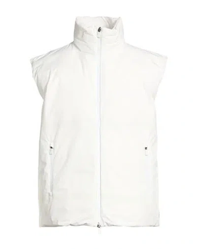 Herno Laminar Man Vest White Size 40 Polyester