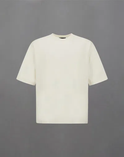 Herno Laminar T-shirt In Mercerised Jersey In Gold