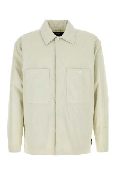 Herno Laminar Nylon Padded Jacket For Men In White