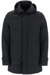 Herno Laminar Padded Carcoat In Gore-tex 2l In Black