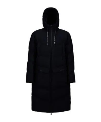 Herno Laminar Padded Coat In Black