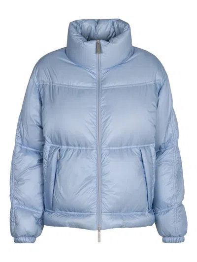 Herno Laminar Quilted Ripstop Jacket In Blue