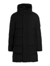 Herno Men's Padded Jacket With Detachable Hood In Black