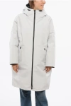 Herno Laminar Padded Windbreaker With Vulcanized Zip In White