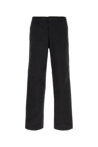 Herno Laminar Black Cotton Blend Pant
