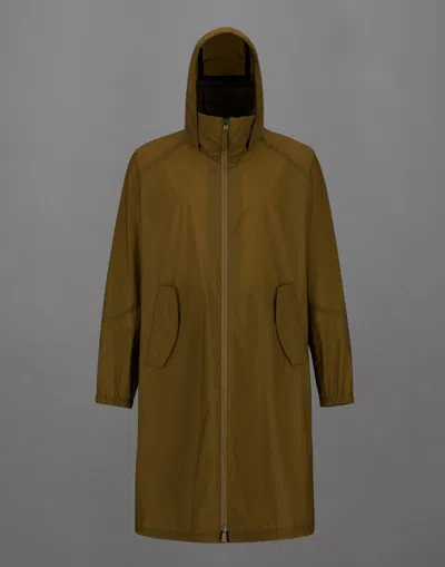 Herno Laminar Parka In 3l Translucent Ripstop In Light Brown