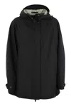 Herno Lightweight Gore-tex Jacket In Black