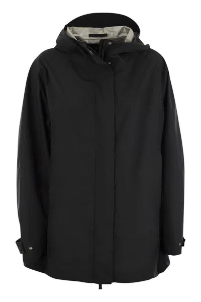 Herno Laminar Parka With Hood In Black