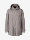 Herno Laminar 2-layer Goretex Coat In Gray