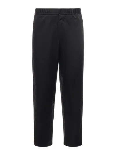 Herno Laminar Relaxed Trousers In Black