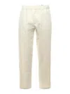 Herno Elastic-waist Side-pocket Trousers In Sand