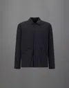Herno Laminar Shacket In 2l Gore-tex In Black