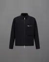 Herno Laminar Shacket In Comfort Tech In Black