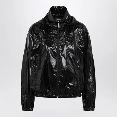 Herno Laminar Shiny Nylon Jacket In Black