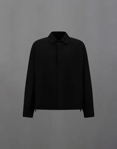 Herno Laminar Shirt In Wool Touch In Multi