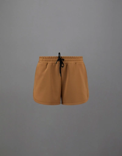Herno Laminar Shorts In Tech Double In Tobacco