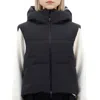 Herno Laminar Sleeveless Jacket In Black In Black