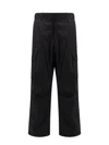 Herno Laminar Tech-popeline Cargo Trouser In Black