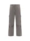 Herno Laminar Tech-popeline Cargo Trouser In Grey
