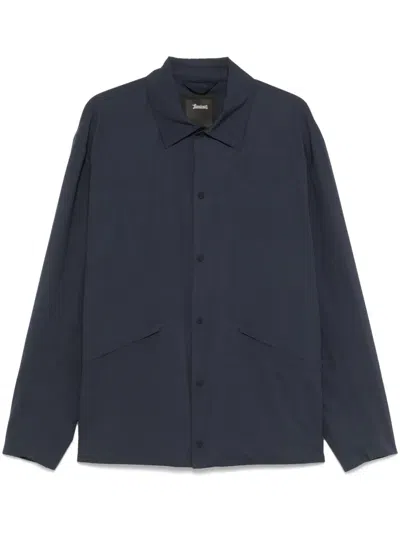 Herno Laminar-technology Jacket In Blue