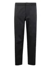 Herno Man Trousers With Elastic Waistband And Pockets In Black