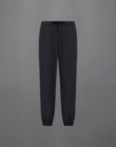 Herno Laminar Trousers In Extra Light Stretch Padded In Black