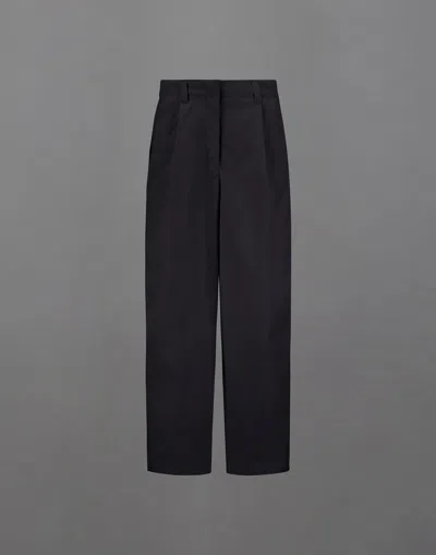 HERNO LAMINAR TROUSERS IN ORGANIC-TECH FEEL