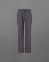 Herno Laminar Trousers In Wool Touch In Gray