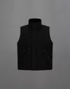 Herno Laminar Vest In Crinkle Metallic In Black
