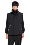Herno Laminar Vest In Crinkle Metallic In Black