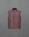 Herno Padded Nylon Vest In Powder