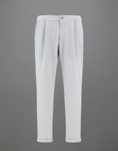 Herno Laminar Trousers In Wavy Touch In Ice