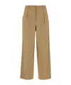 Herno Laminar Wide-leg Pants In Brown
