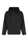 Herno Laminar Adjustable-hood Jacket In Black