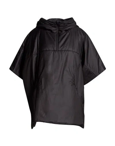 Herno Laminar Woman Cape Black Size 6 Polyamide
