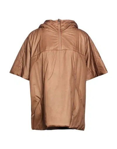Herno Laminar Woman Cape Light Brown Size 8 Polyamide