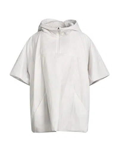 Herno Laminar Woman Cape Light Grey Size 12 Polyamide In Gray