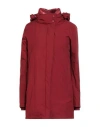 Herno Laminar Woman Coat Burgundy Size 6 Polyester, Ptfe - Polytetrafluoroethylene