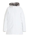 Herno Laminar Woman Coat Off White Size 6 Polyester, Ptfe - Polytetrafluoroethylene In White