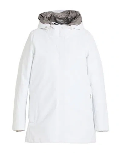 Herno Laminar Woman Coat Off White Size 6 Polyester, Ptfe - Polytetrafluoroethylene
