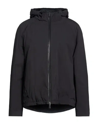 Herno Laminar Woman Jacket Black Size 8 Polyamide In Multi