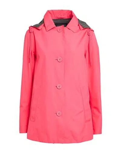 Herno Laminar Woman Jacket Coral Size 6 Polyester In Pink