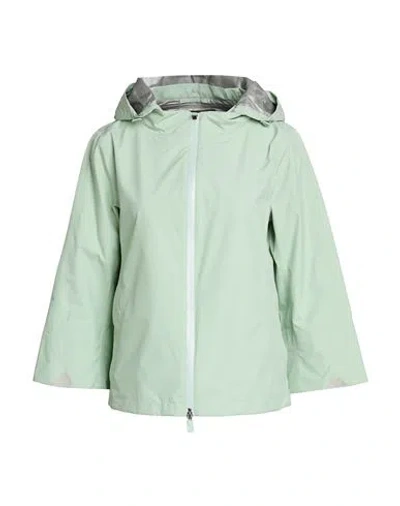 Herno Laminar Woman Jacket Light Green Size 12 Polyester, Ptfe - Polytetrafluoroethylene