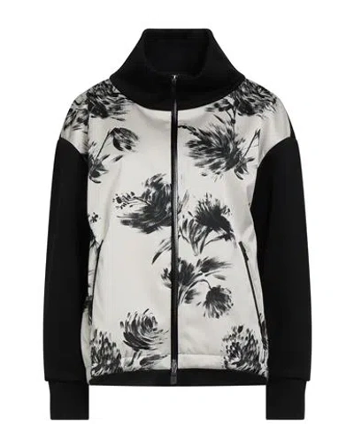 Herno Laminar Woman Jacket Light Grey Size 6 Cotton, Polyamide, Polyester, Polyurethane In Multi