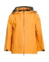 Herno Laminar Woman Jacket Mandarin Size 12 Polyester In Orange