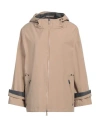 Herno Laminar Woman Jacket Sand Size 6 Polyester, Ptfe - Polytetrafluoroethylene In Beige