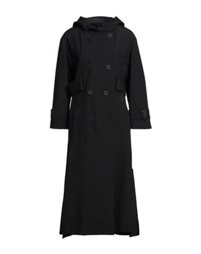 Herno Laminar Woman Overcoat & Trench Coat Black Size 10 Polyester, Ptfe - Polytetrafluoroethylene