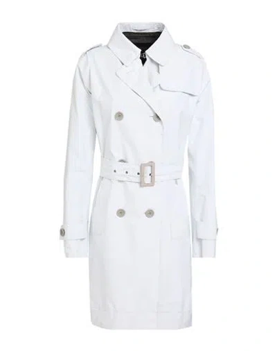 Herno Laminar Woman Overcoat & Trench Coat Light Grey Size 6 Polyester, Ptfe - Polytetrafluoroethyle In White